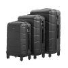 Střední cestovní kufr z ABS PHOENIX - černý