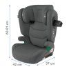 Autosedačka TENDO 100–150 cm ISOFIX i-Size – šedá