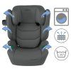 Autosedačka TENDO 100–150 cm ISOFIX i-Size – šedá