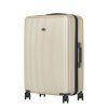 Cestovní kufr z ABS Philadelphia - krémový