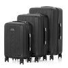 Cestovní kufr z ABS Philadelphia -  černý