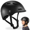 Dětská helma na kolo a koloběžku TURBO S (46–56 cm), černá