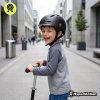 Dětská helma na kolo a koloběžku TURBO M (48–58 cm), černá