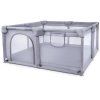 Dětská ohrádka a hrací centrum FANKO 130 × 130 – šedá