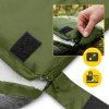 Turistický spací pytel mumie 2v1 – khaki