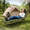 Skládací turistické lehátko - zelené