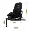Autosedačka LOOM 45 360° i-Size ISOFIX 40–150 cm – černá