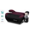 Podsedák NIKO 125–150 cm ISOFIX – černo-bordó