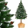 Umělá vánoční stromek s šiškami - Borovice Kmen diamant 220 cm