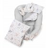 Oboustranné hnízdečko - kokon pro miminko 6v1, vzor 7471