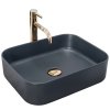 Keramické umyvadlo DIVIO REA KAYA tmavě modré - matné