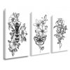 Třídílný obraz na plátně, vzor 20108