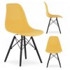 Designová židle MASSIMO hořčičná