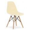 Designová židle MASSIMO krémová