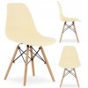 Designová židle MASSIMO krémová