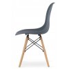 Designová židle MASSIMO tmavě šedá