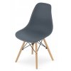 Designová židle MASSIMO tmavě šedá