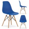 Designová židle MASSIMO tmavě modrá