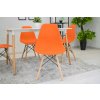 Designová židle MASSIMO oranžová