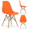 Designová židle MASSIMO oranžová