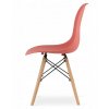 Designová židle MASSIMO tmavě lososová