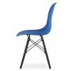 Designová židle MASSIMO BLACK tmavě modrá