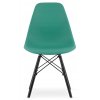 Designová židle MASSIMO BLACK zelená