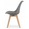 Designová židle ALTO tmavě šedá