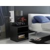 Moderní noční stolek DIVIO N5 černý