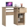 Počítačový stůl pravý 90x50x77 cm dub sonoma