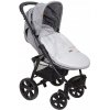 Univerzální fusak do kočárku, světle šedá + minky šedá