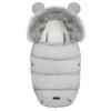 Exkluzivní fusak do kočárku s nášivkou BEAR světle šedý
