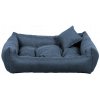 Voděodolný pelíšek pro psy a kočky SAWANA s polštářem tmavě modrý