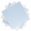 Pěnový koberec MAXI 4 ks 124x124x1 cm modro-bílá