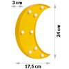 Ozdobná LED lampa měsíc