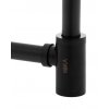 Sifon Sifon umyvadlový PUNTI s click/clack zátka bez přepadu univerzální černý
