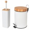 Sada odpadkový koš s WC štětka BIN bílý