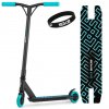 Freestylová koloběžka černo-tyrkysová