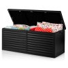 Zahradní truhla 143,5 x 57 x 53,5 cm černá