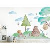 Samolepka zvířata v lese 60