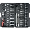 Sada nástrčných klíčů a ráčny 1/4", 56 ks