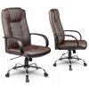 Kancelářská židle OFFICE, vzor 004 - hnědá
