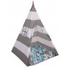 Dětský stan TEEPEE (TÝPÍ) s barevnými míčky vzor 02
