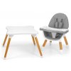 Jídelní židlička MALMO 2v1 Šedá