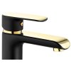 Umyvadlová baterie DIVIO REA BLOOM nízká černá/zlatá