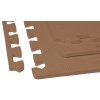 Pěnový koberec MAXI COLOR 3 ks 62x62x1 cm měď