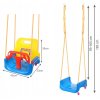 Zahradní houpačka pro děti 3v1 - multicolor