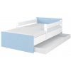 Dětská postel LUX modrá 160x80 cm