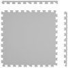 Pěnové puzzle 180 × 180 cm – 9 ks, šedé / krémové / grafitové