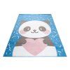 Koberec do mateřské školy KINDER PANDA modrý